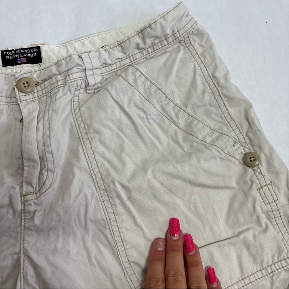 Polo Ralph Lauren white Jean shorts - Picture 3 of 9